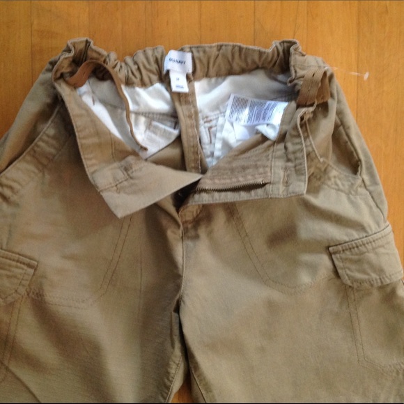 Old Navy Boys Cargo Shorts Tan/Khaki Size 14 - Picture 9 of 9